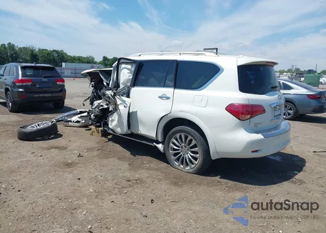 2017 Infiniti Qx80 из США, поврежденный, VIN JN8AZ2NE2H9154943